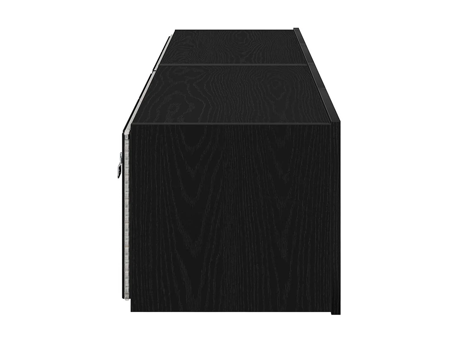 Meuble TV mural Chêne noir 80 x 35 x 31 cm Bois d'ingénierie