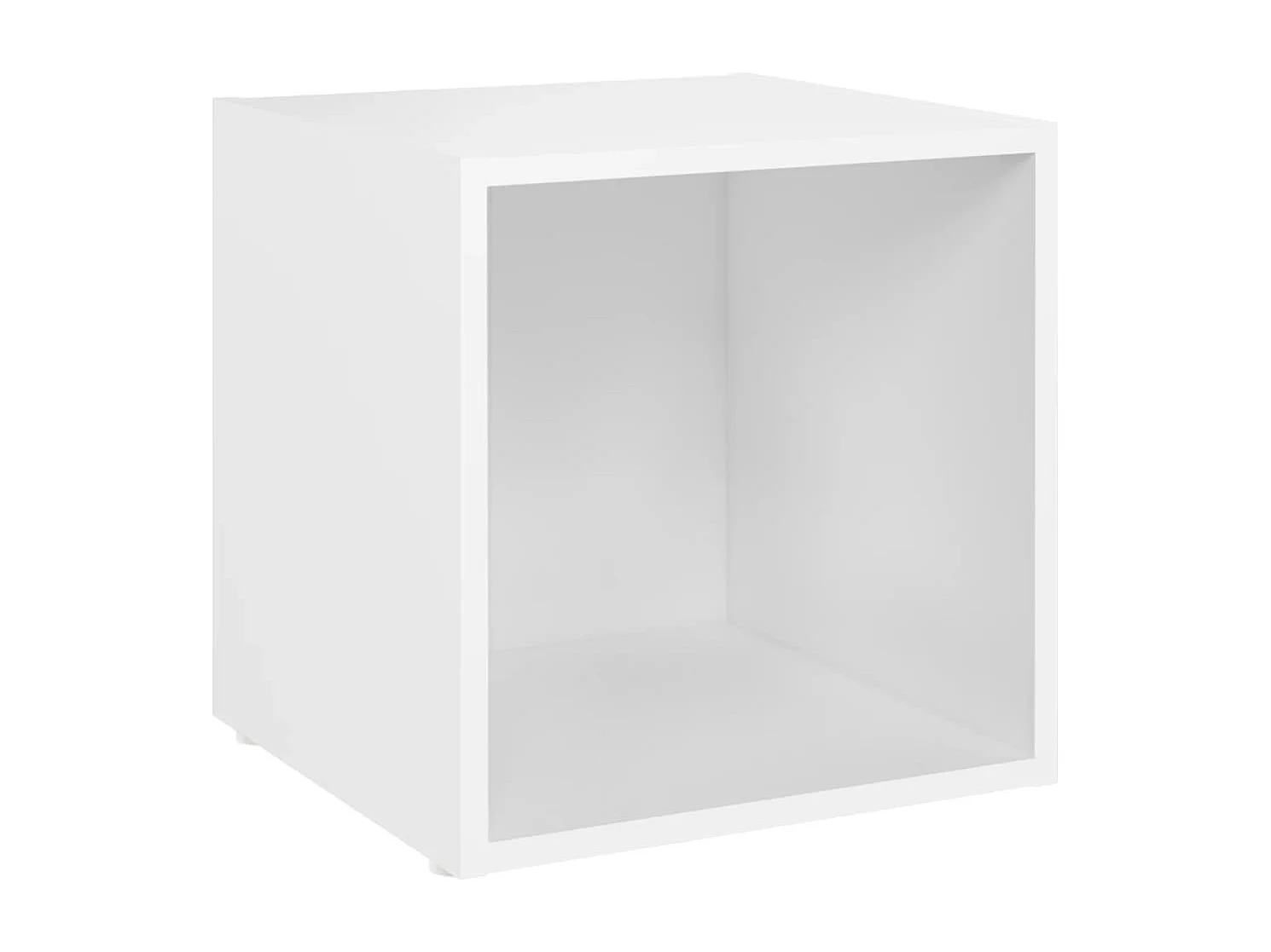 Ensemble de meubles TV 3 pièces Blanc Bois d'ingénierie