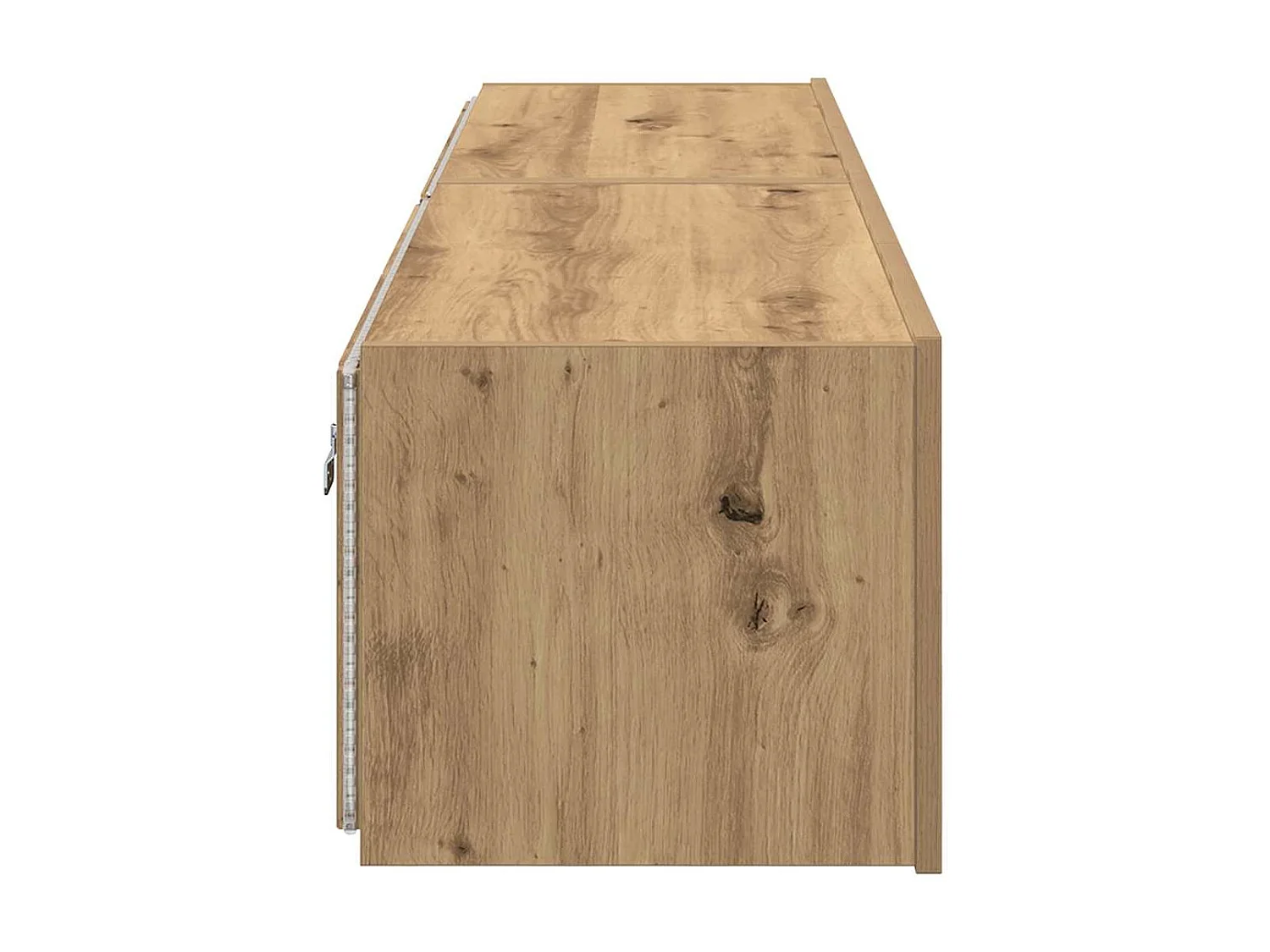 Meuble TV mural Montage mural chêne artisanal 80 x 35 x 31 cm