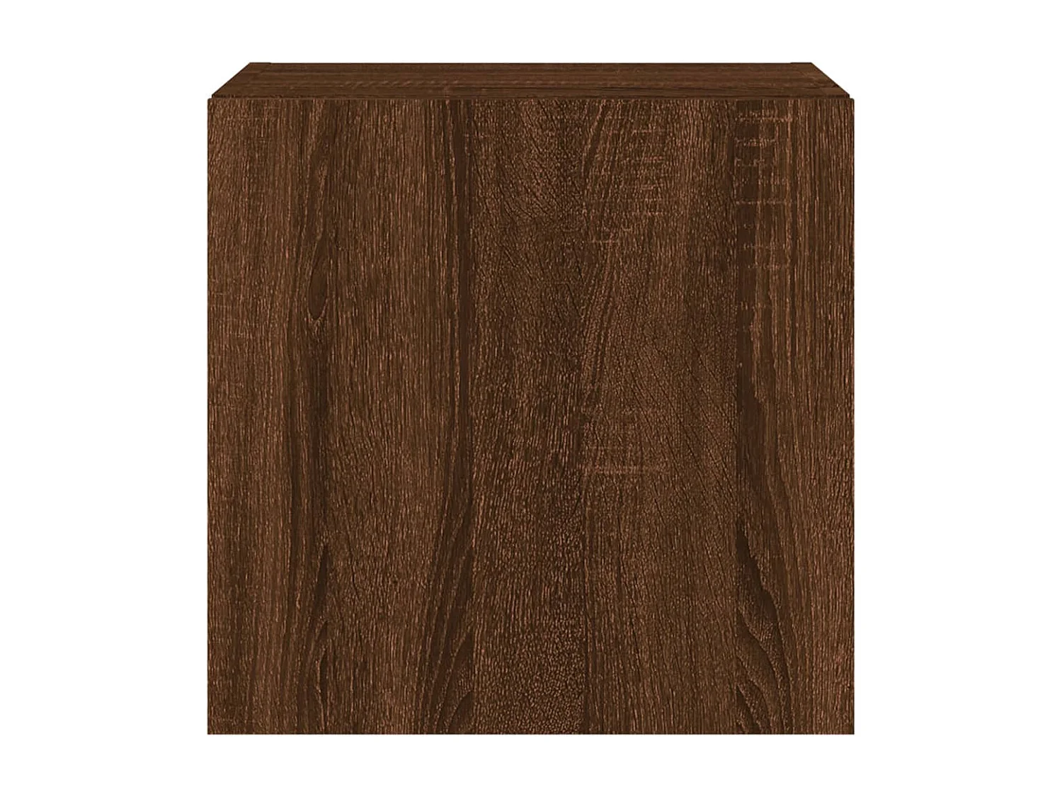 Meubles TV muraux lumières LED 2 pièces chêne marron 40,5x35x40 cm