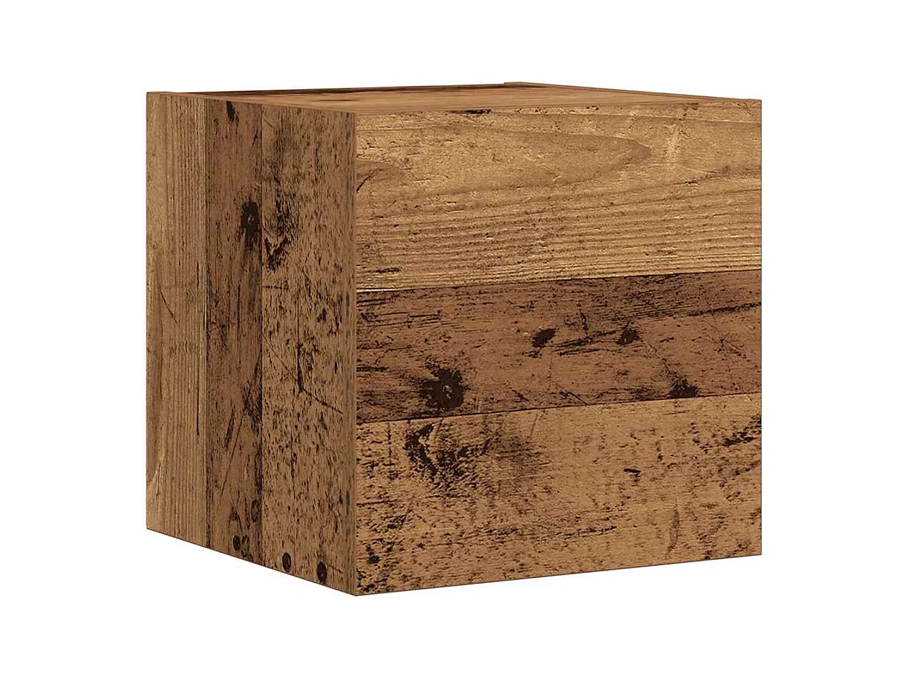 Ensemble de meuble TV mural 7 pièces vieux bois bois d'ingénierie