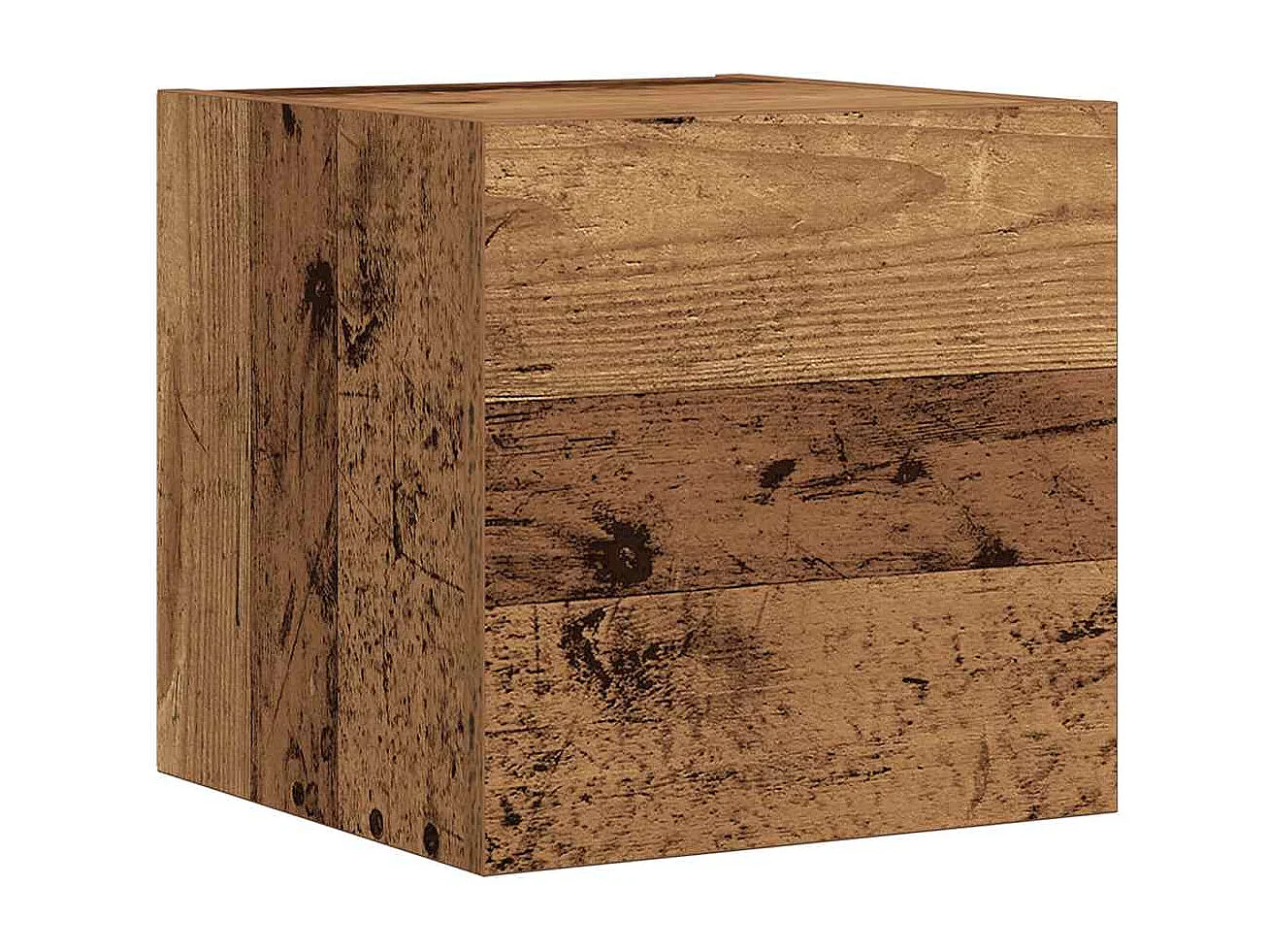 Ensemble de meuble TV mural 7 pièces vieux bois bois d'ingénierie