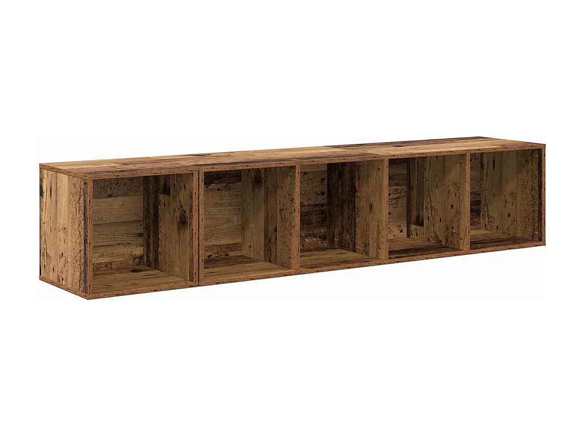 Ensemble de meubles TV 2 pièces Vieux bois 37 x 37 x 142.5 cm