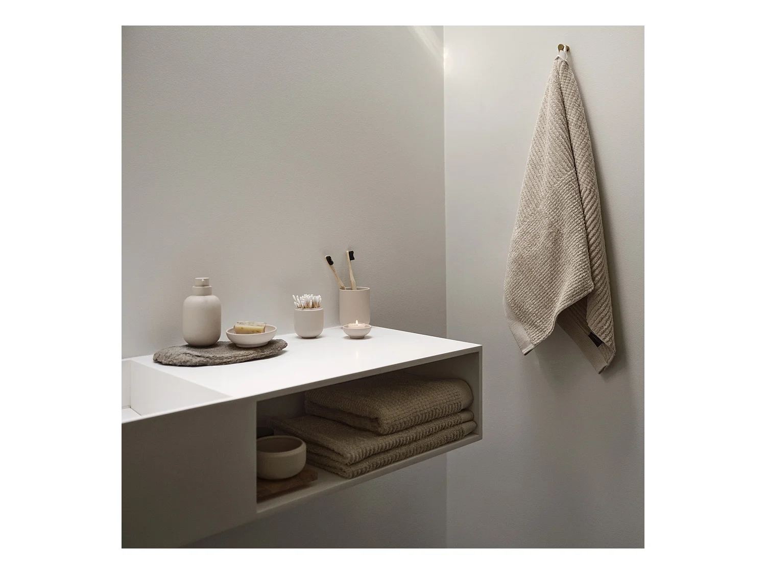 Dispensador de jabón de diseño para cuarto de baño