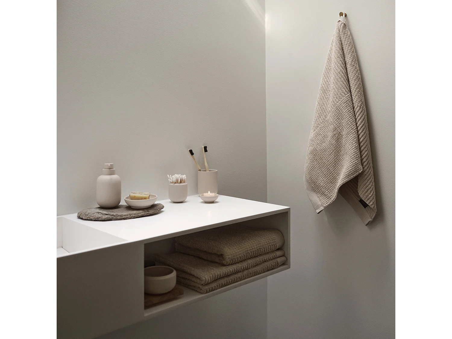 Dispensador de jabón de diseño para cuarto de baño