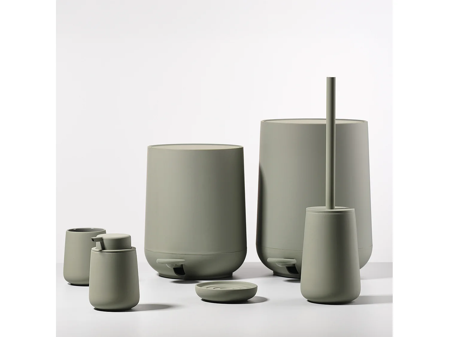 Dispensador de jabón de gres