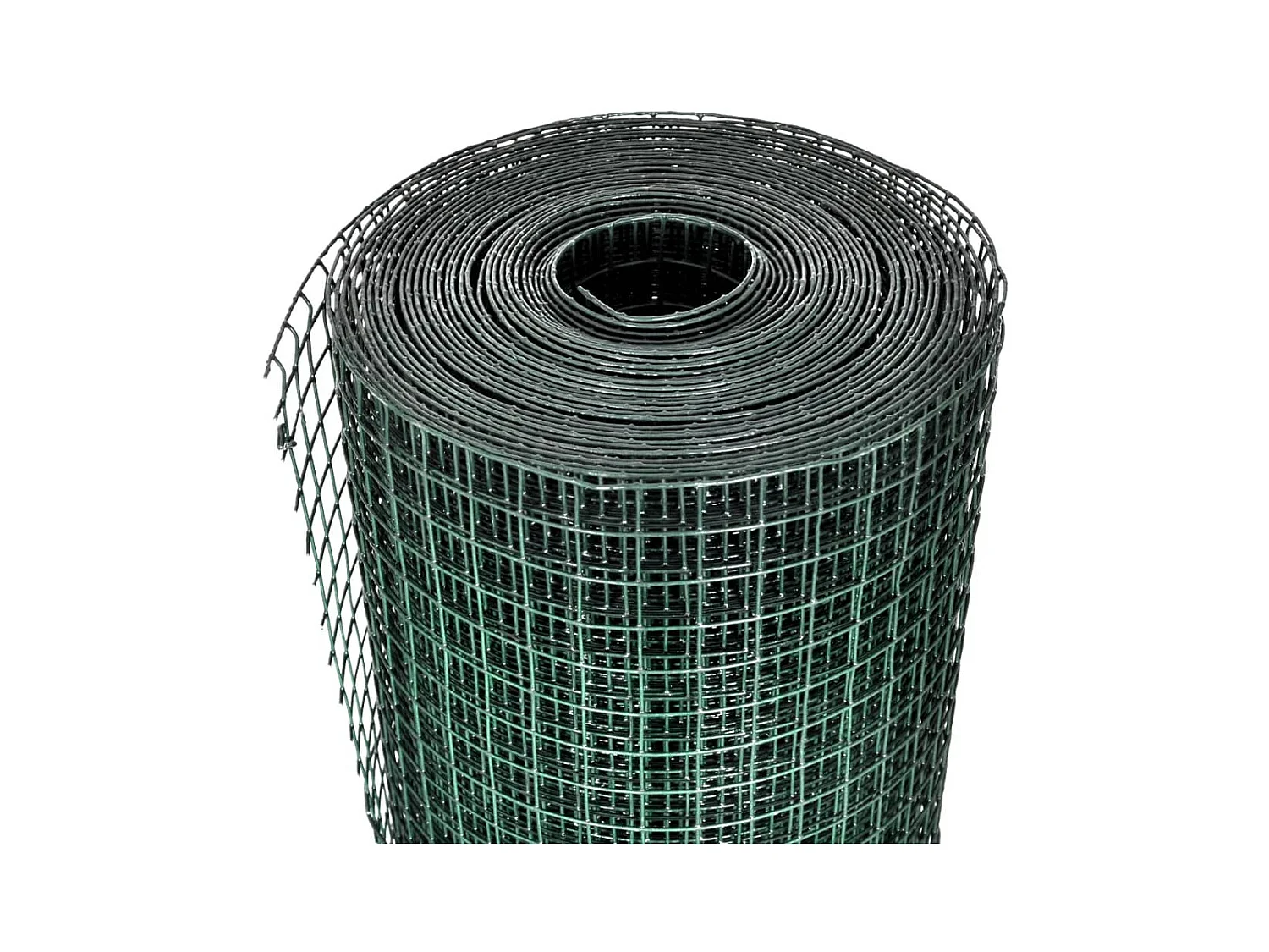 Alambrada gallinero galvanizada recubrimiento PVC verde 10x1 m