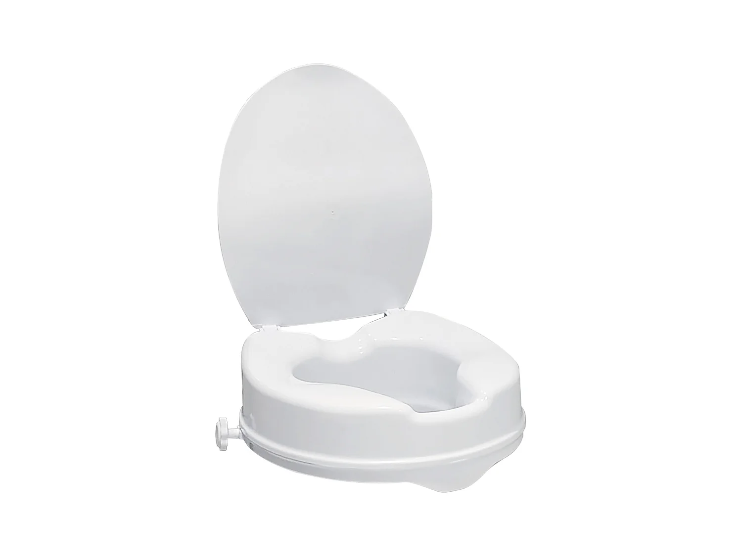 Elevador de inodoro con asiento y tapa