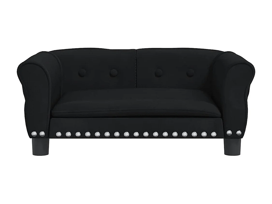 Cama de Veludo para Cães 70x45cm Confortável e Elegante