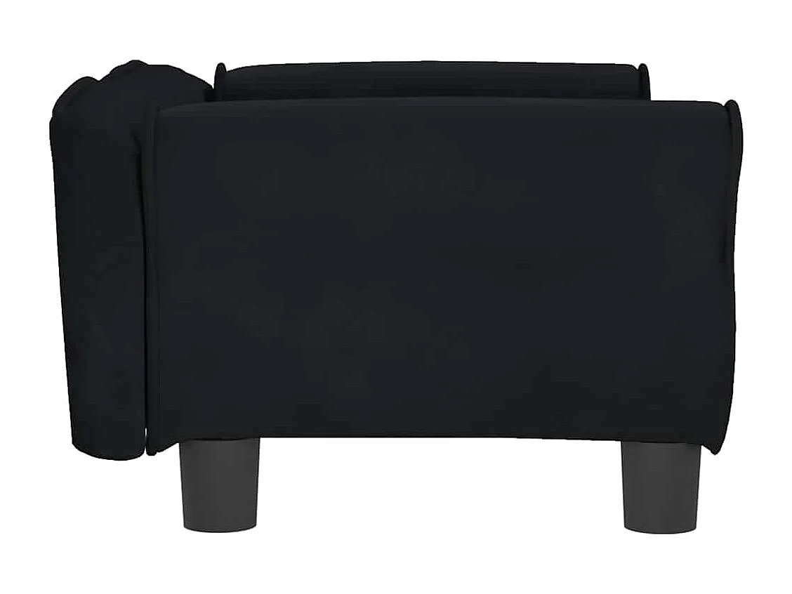 Cama de Veludo para Cães 70x45cm Confortável e Elegante
