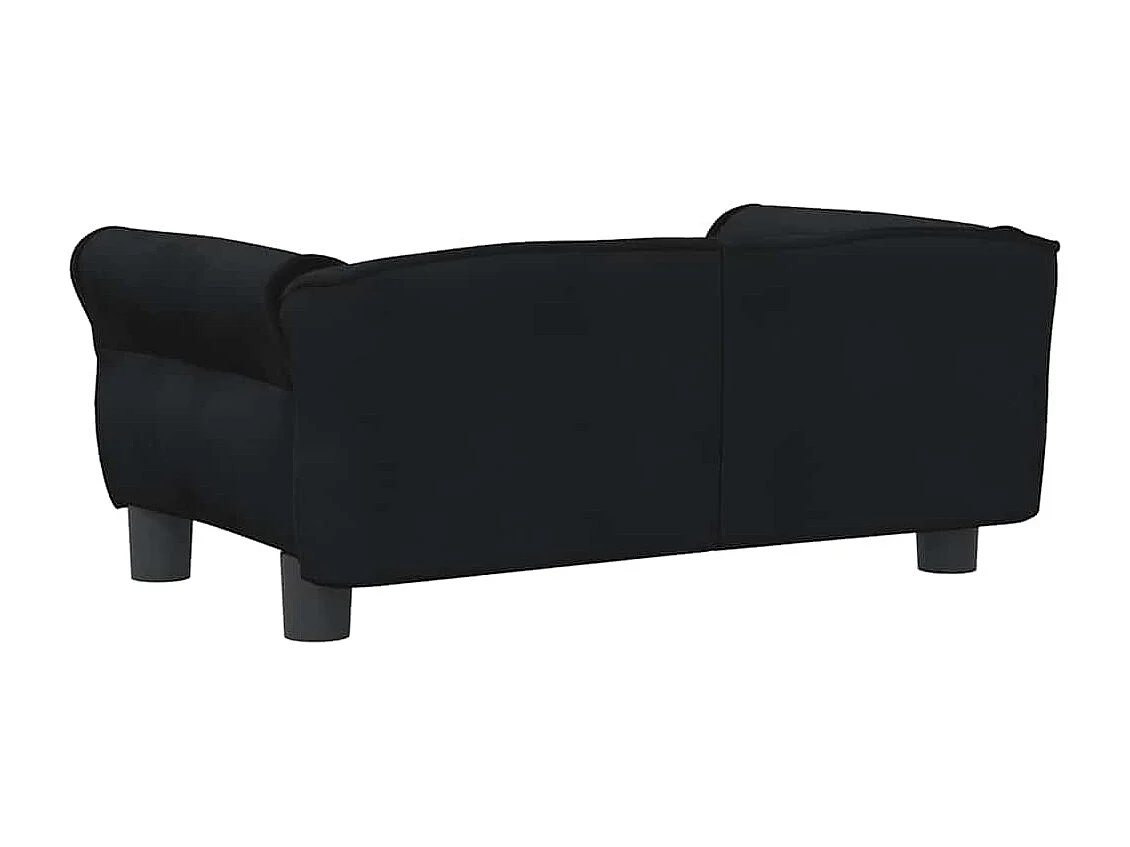 Cama de Veludo para Cães 70x45cm Confortável e Elegante