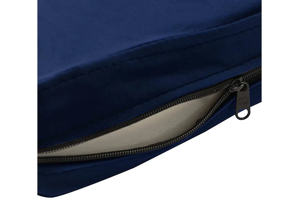 Sofá Azul para Cães e Gatos em Pelúcia 72x45x30 cm