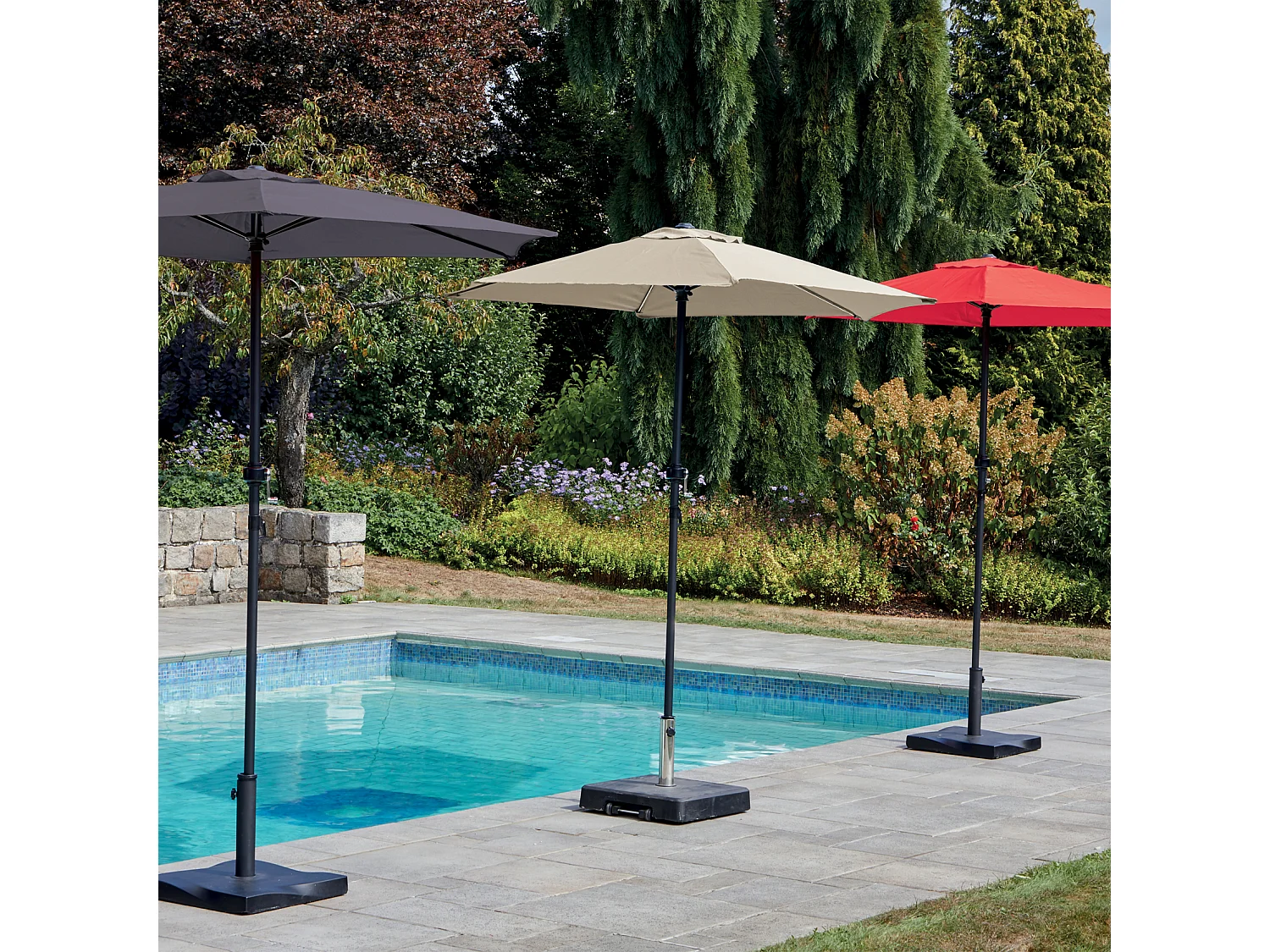 Parasol centrado Ø 2 m