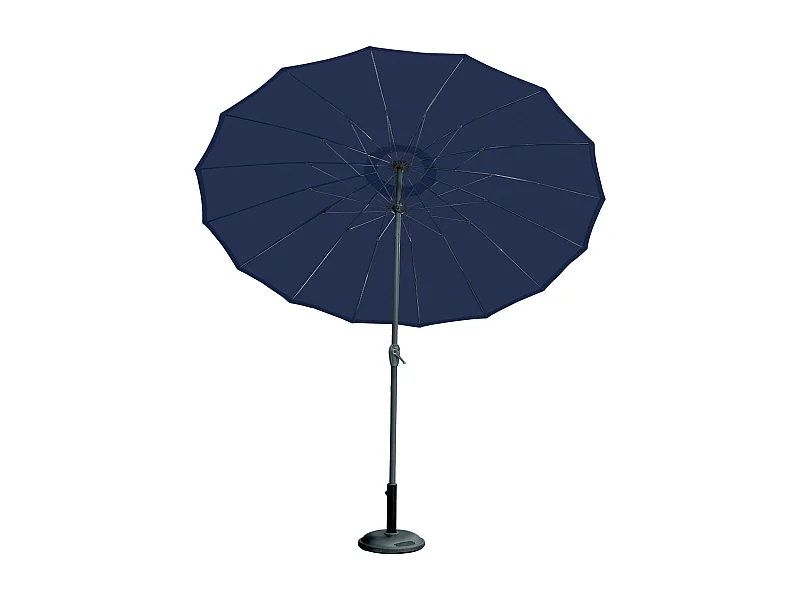 Parasol efecto paraguas compuesto de 16 varillas