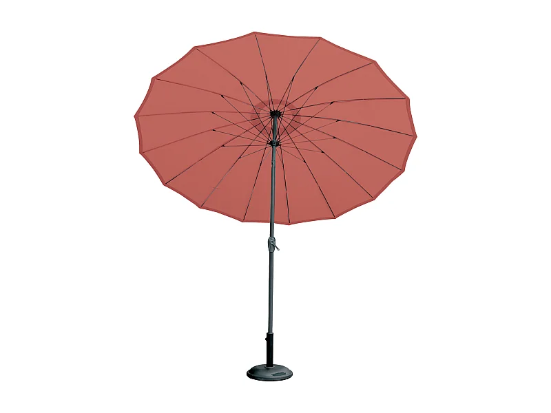 Parasol efecto paraguas compuesto de 16 varillas