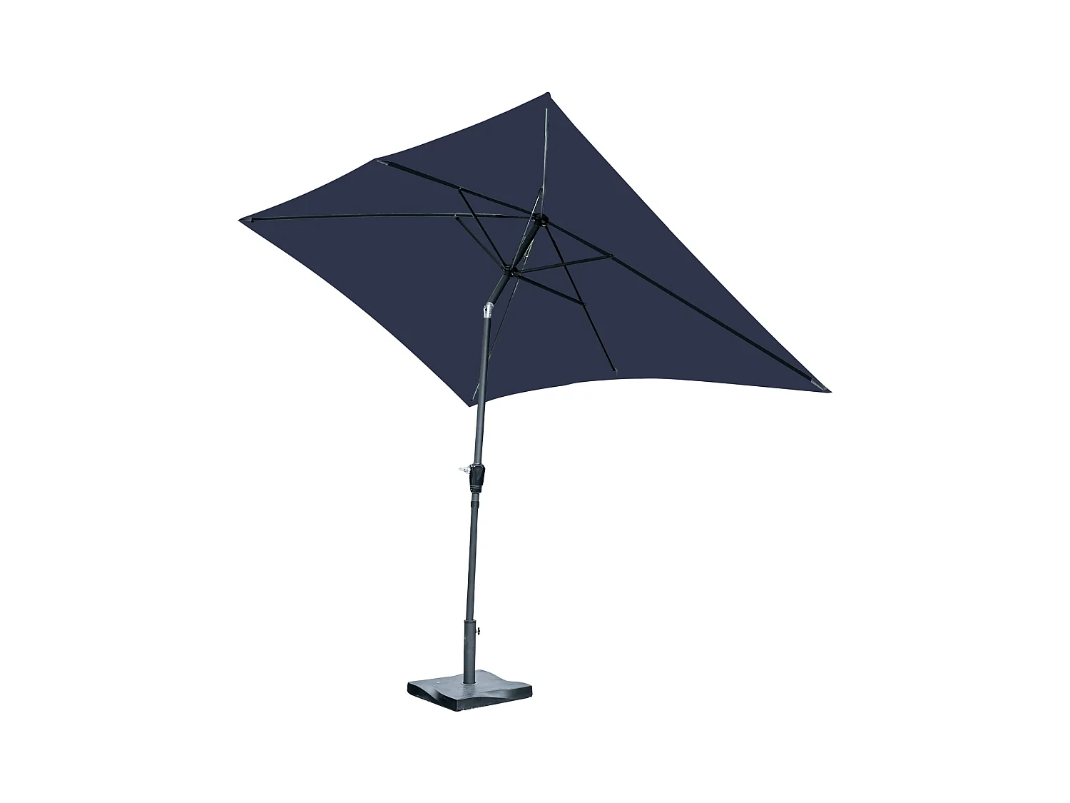 Parasol centrado y reclinable 2 x 3 m