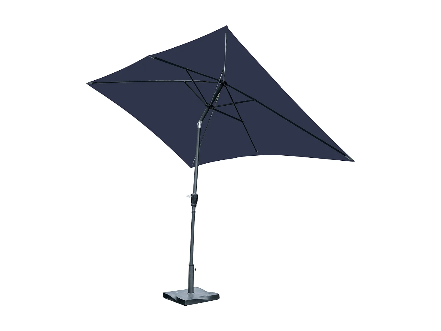 Parasol centrado y reclinable 2 x 3 m