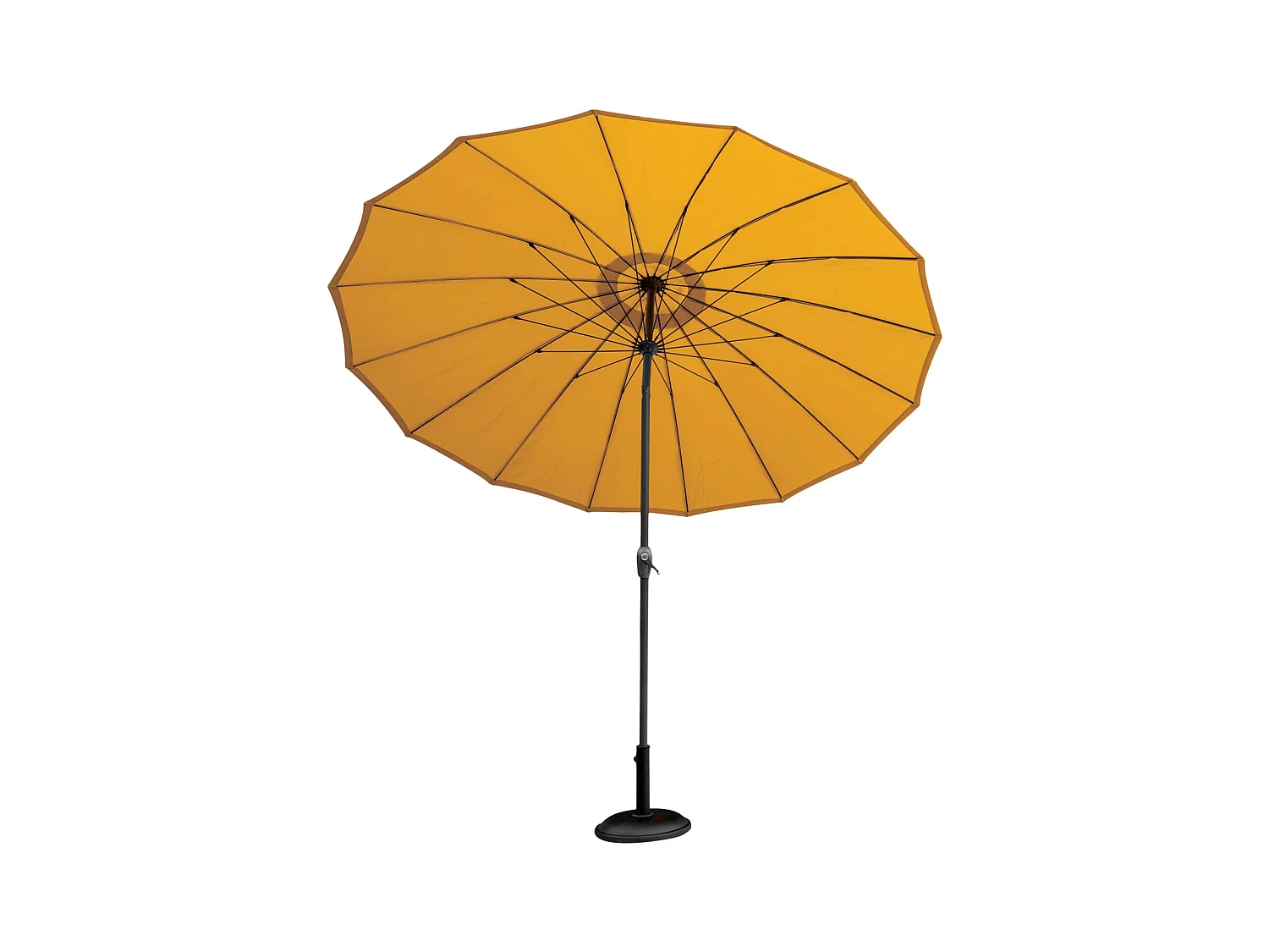 Parasol efecto paraguas compuesto de 16 varillas