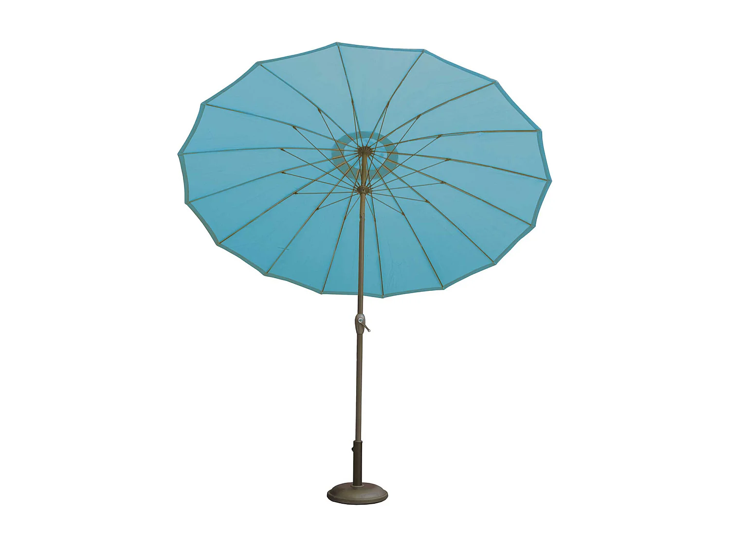 Parasol efecto paraguas compuesto de 16 varillas