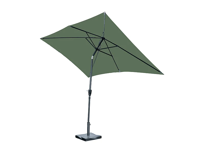 Parasol centrado y reclinable 2 x 3 m