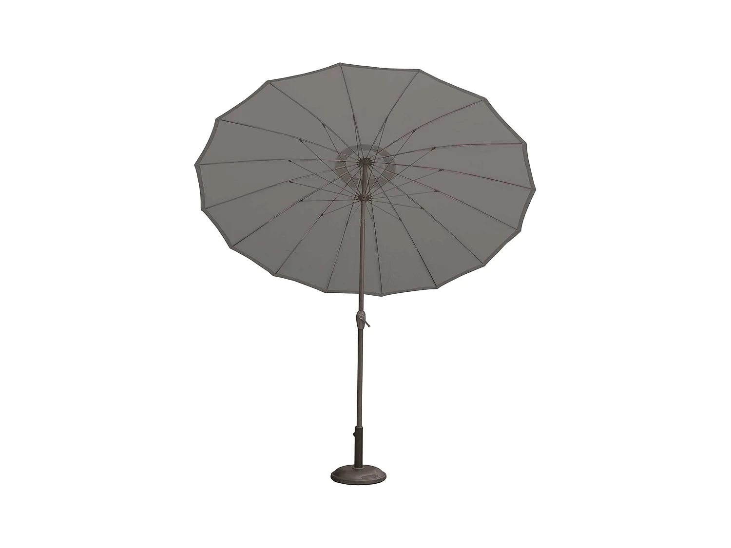 Parasol efecto paraguas compuesto de 16 varillas