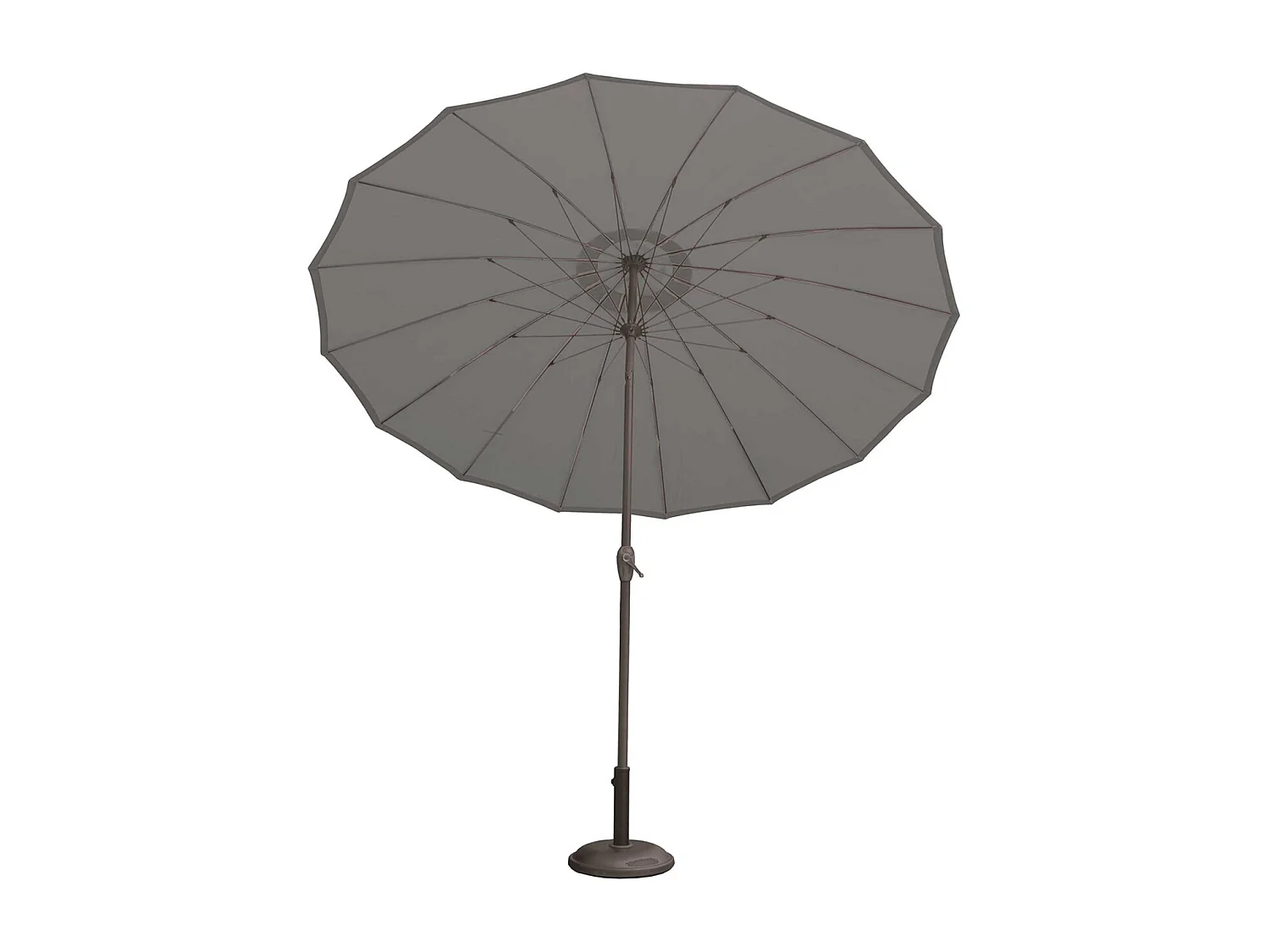 Parasol efecto paraguas compuesto de 16 varillas