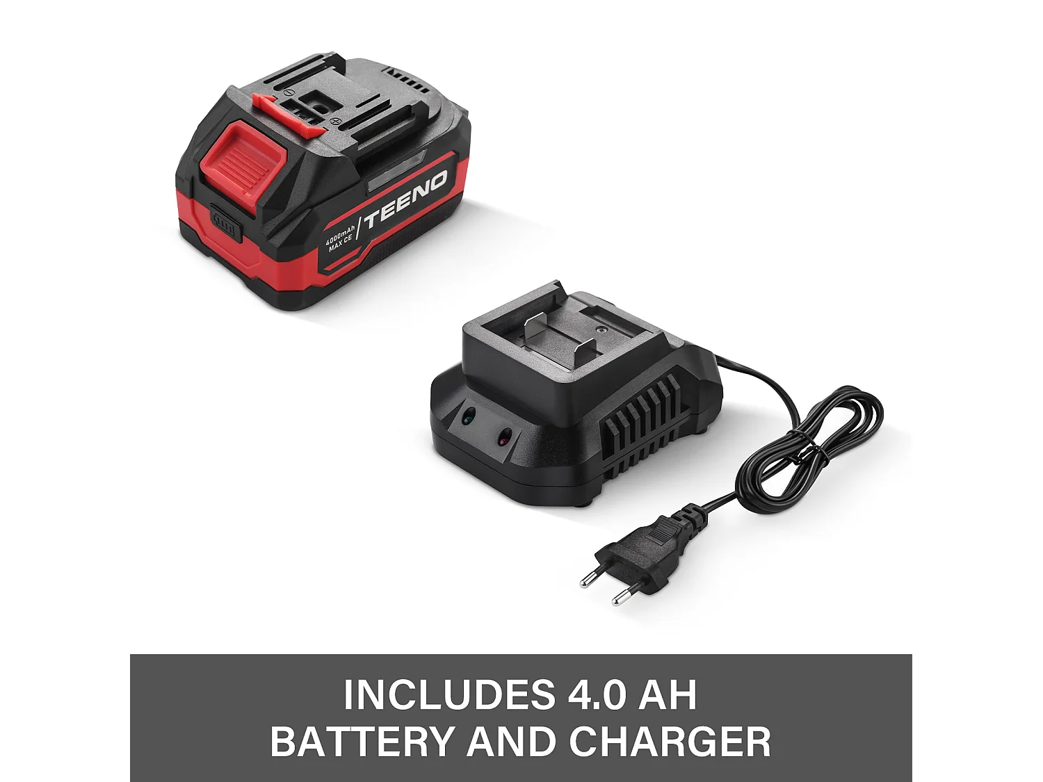 Taille-haie rétractable rechargeable 20 V, batterie 4000mAh, 420mm