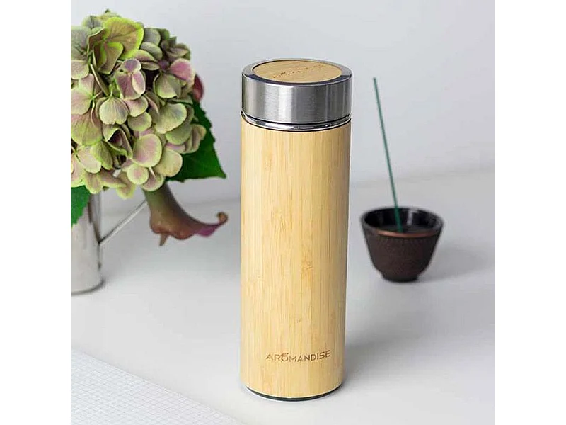 Gourde en bambou pour infusions - 450 ml