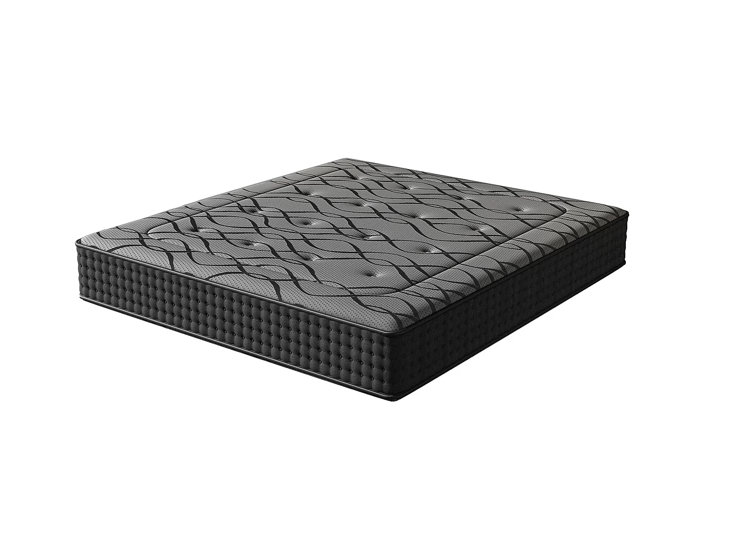 Matelas Ressorts 140x200 cm de Forme en Mousse et Ressorts, 30 cm Épaisseur