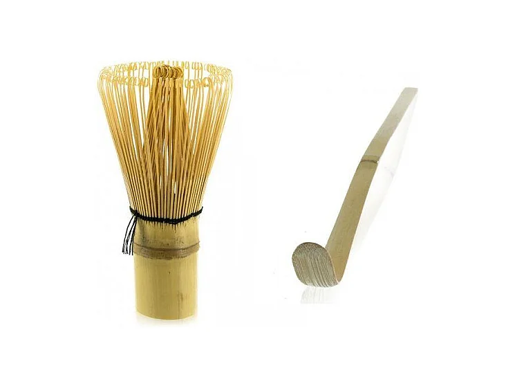 2 bamboe matcha theeserviesjes