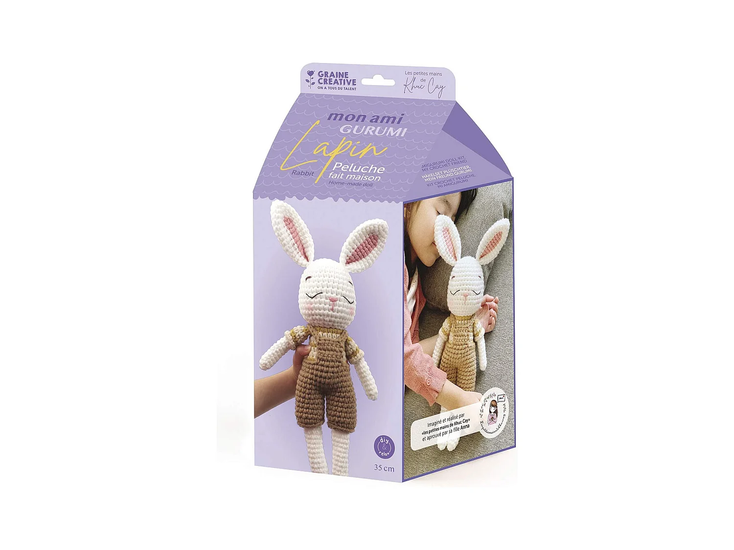 Mijn Amigurumi gehaakte knuffel - Konijn