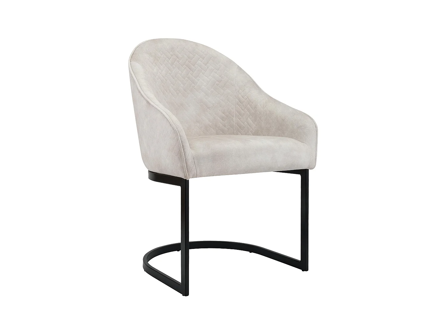 chaise salle à manger - Velours - Crème - Jarik