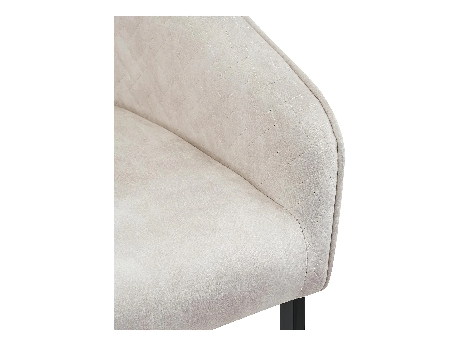 chaise salle à manger - Velours - Crème - Jarik