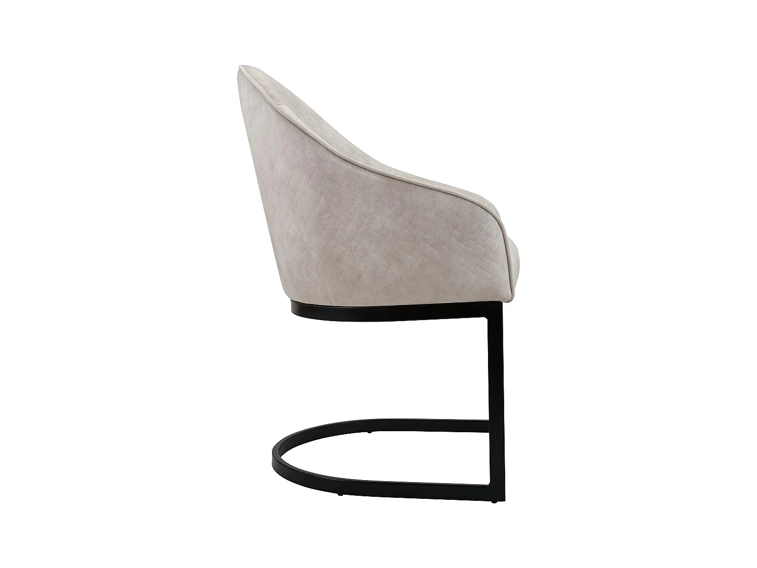 chaise salle à manger - Velours - Crème - Jarik