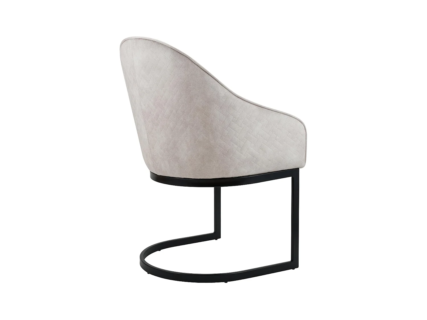 chaise salle à manger - Velours - Crème - Jarik