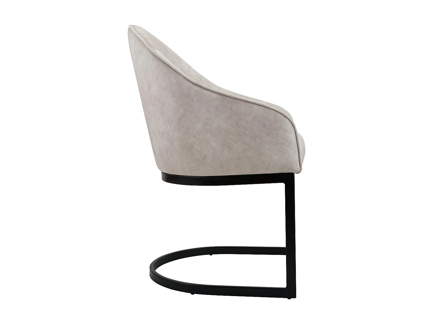 chaise salle à manger - Velours - Crème - Jarik