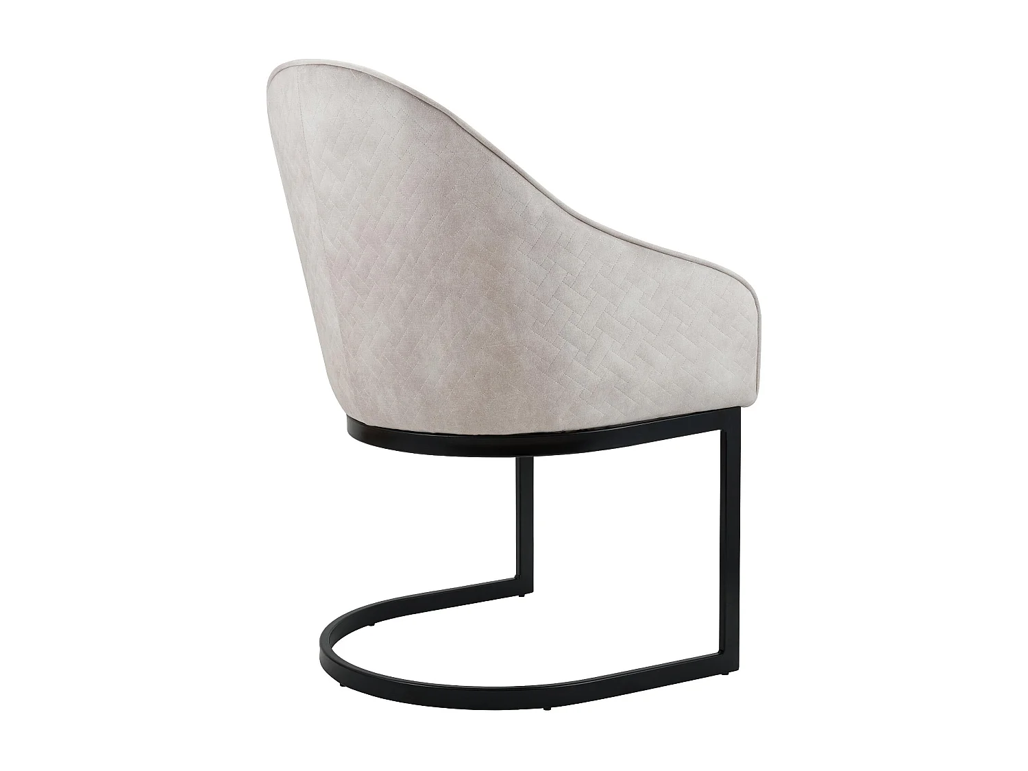 chaise salle à manger - Velours - Crème - Jarik