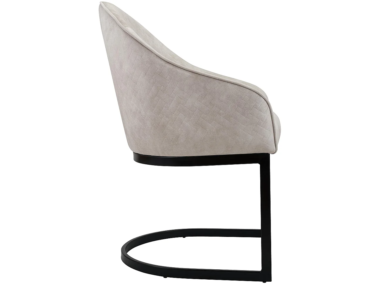 chaise salle à manger - Velours - Crème - Jarik