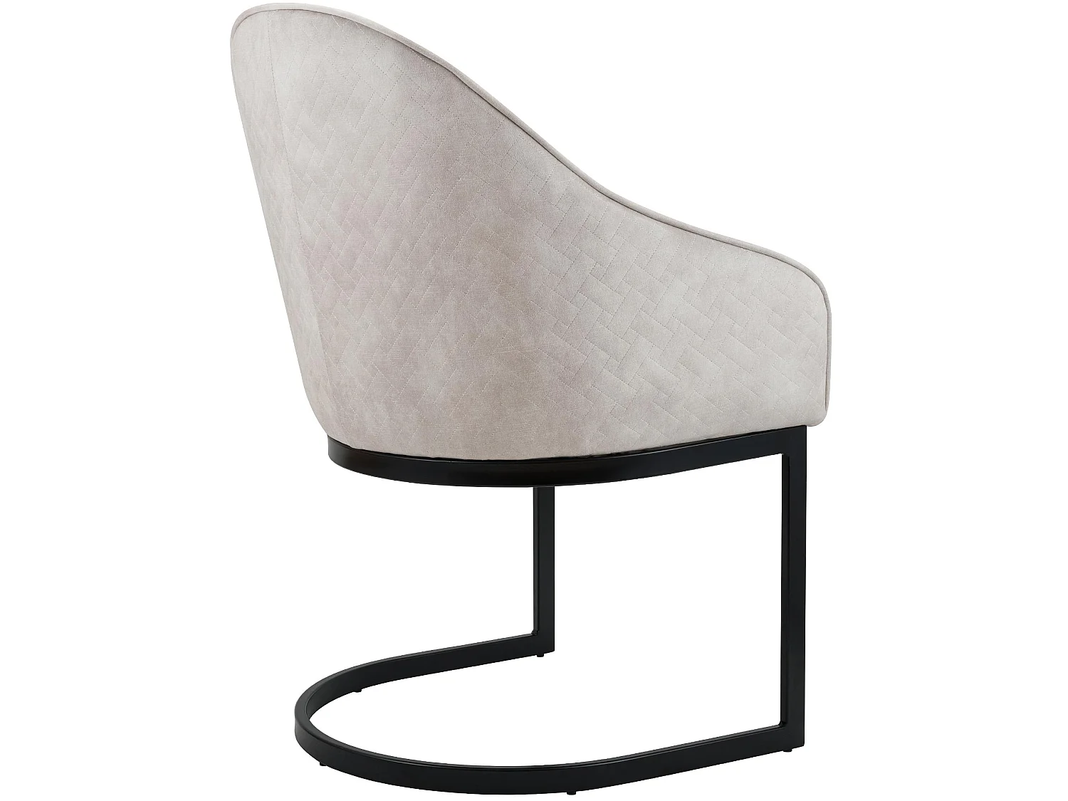 chaise salle à manger - Velours - Crème - Jarik