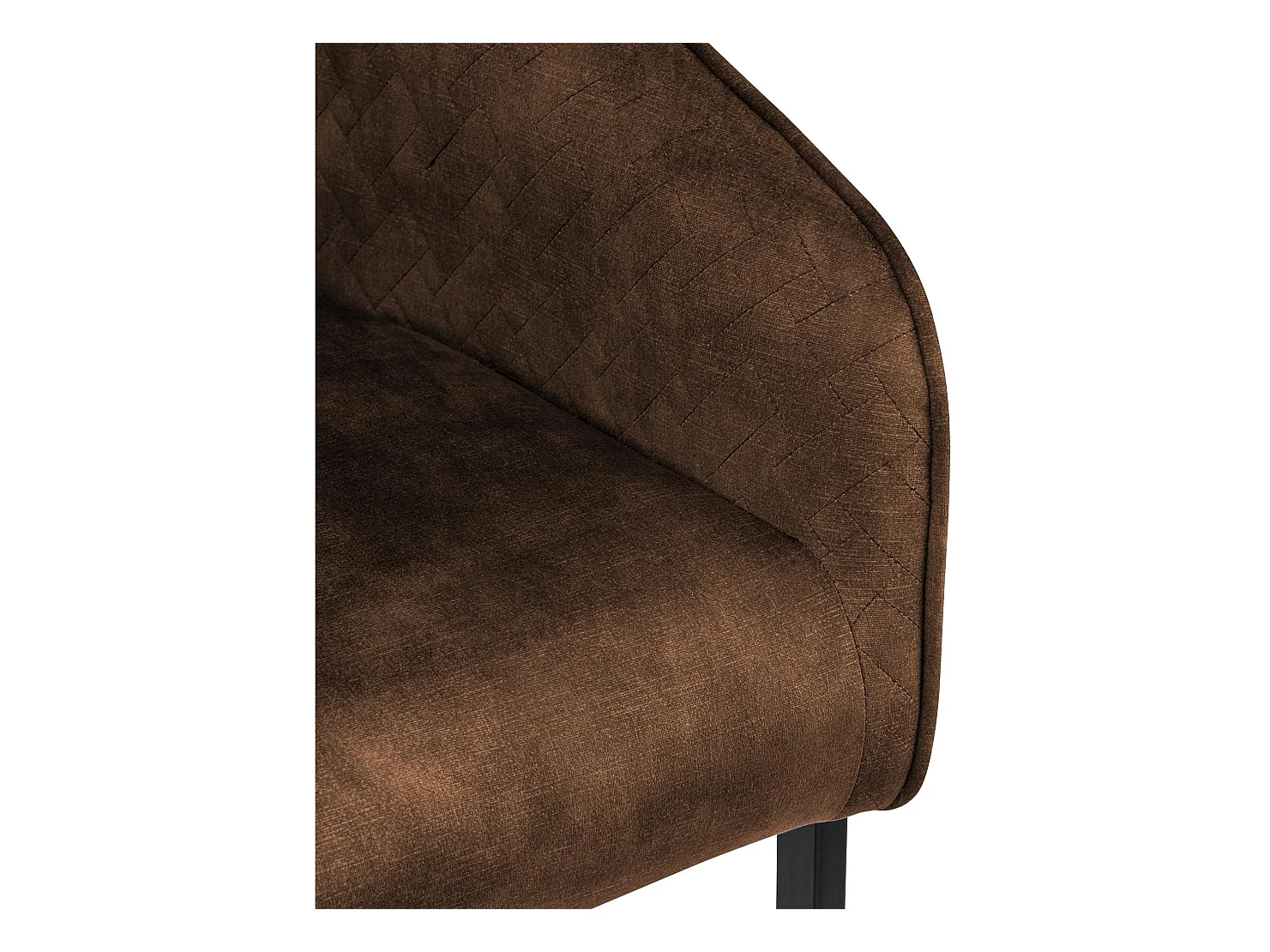 chaise salle à manger - Velours - Café - Jarik