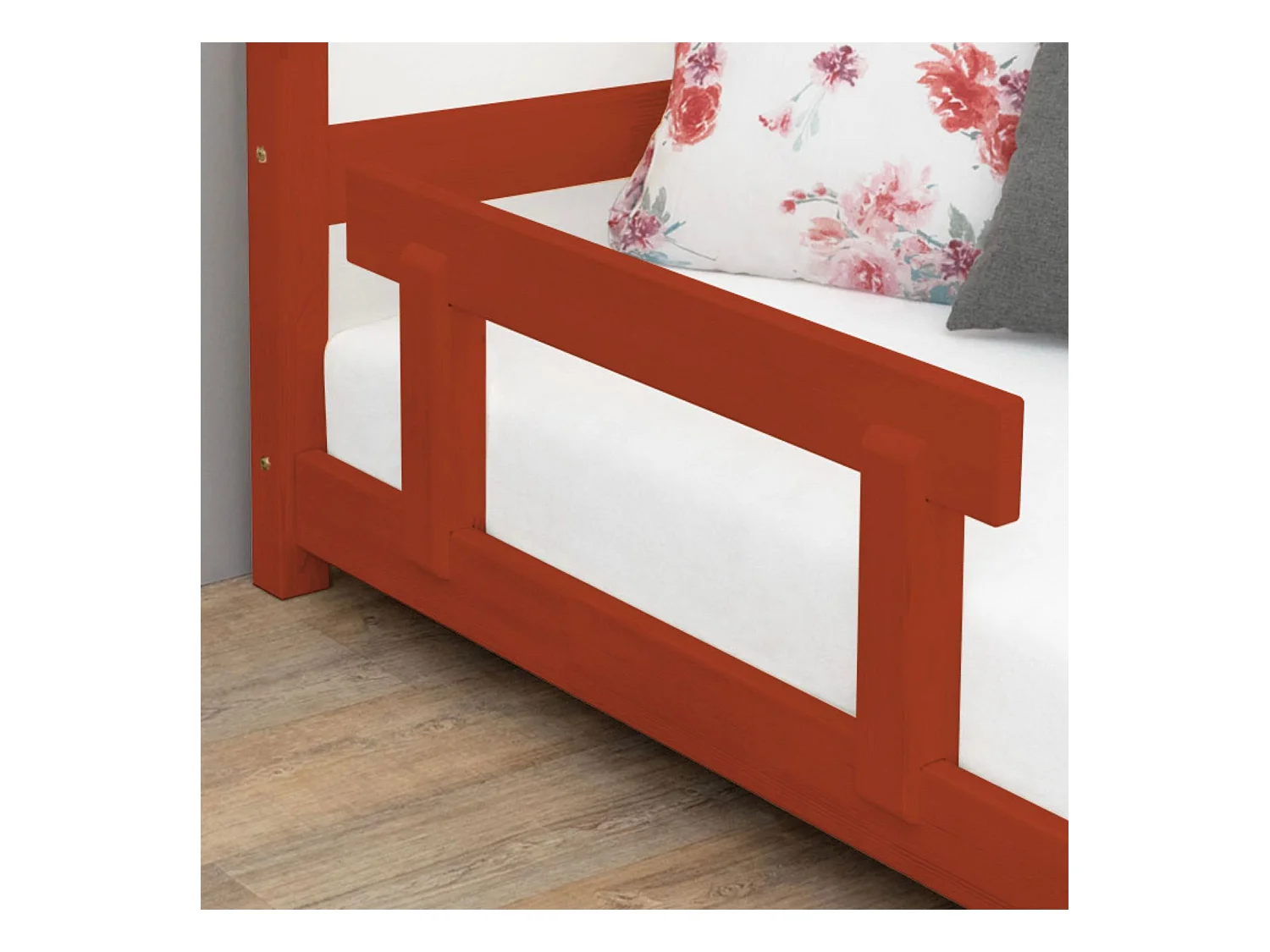 TRUSTY steenrode kinderbedhek