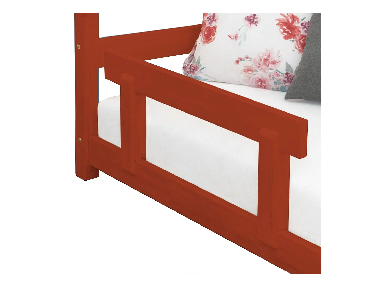 Barrière de lit enfant TRUSTY rouge brique
