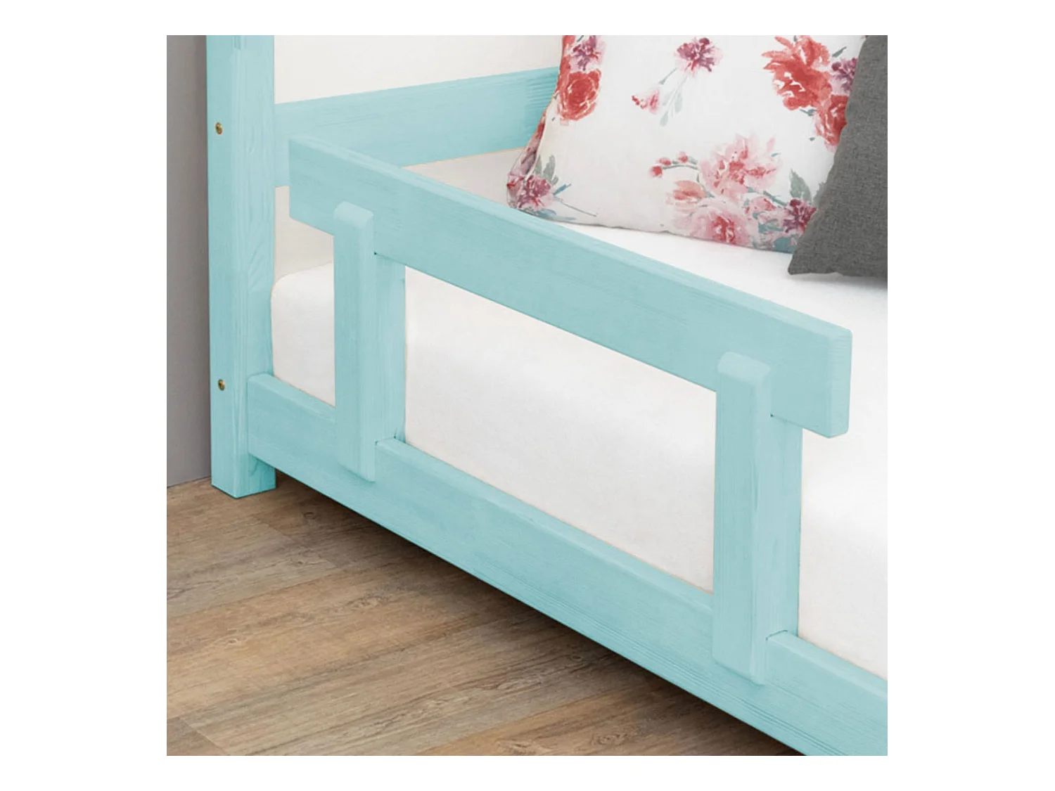 Barrière de lit enfant TRUSTY bleu clair
