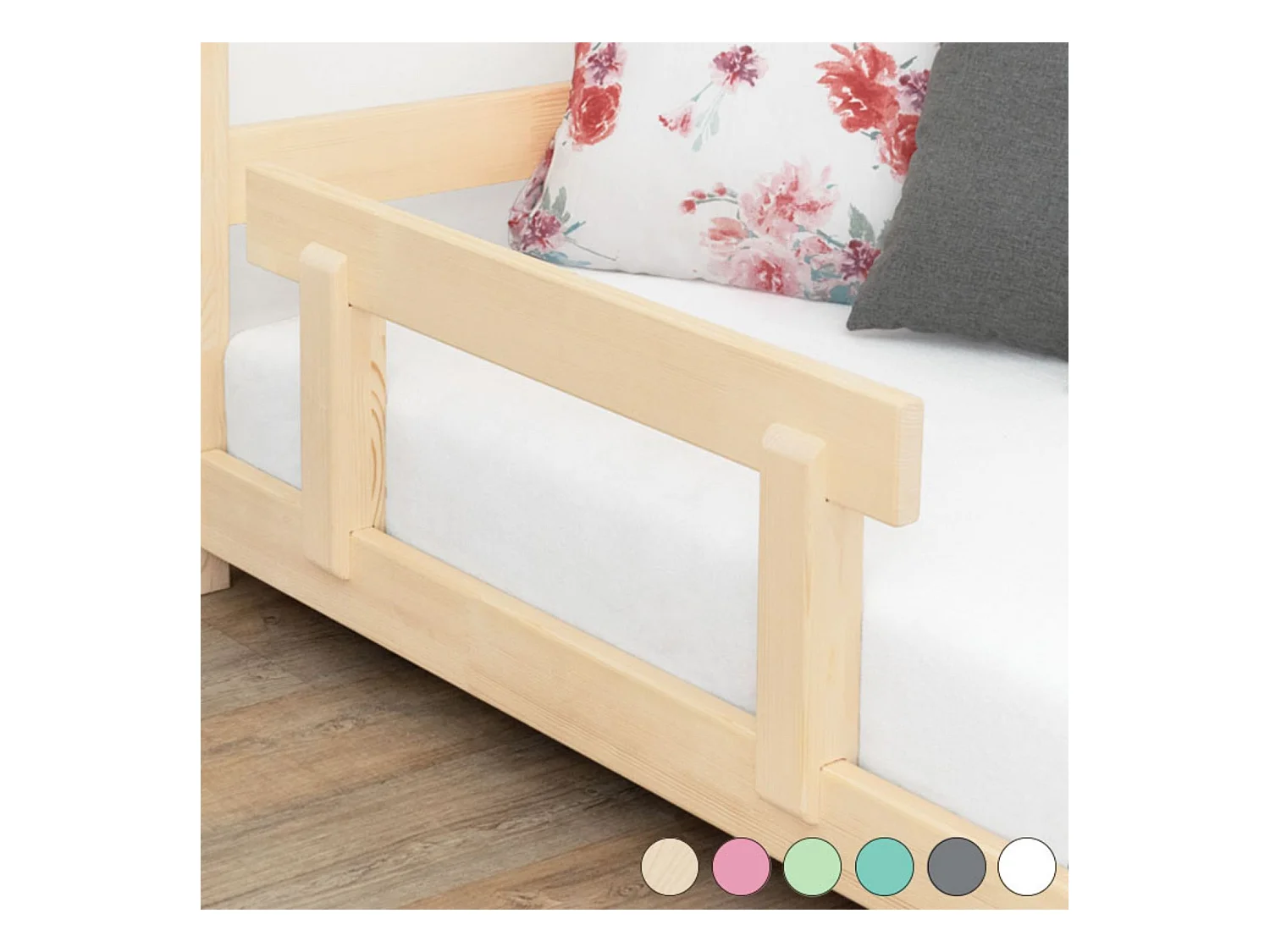 Barrière de lit enfant TRUSTY bleu clair