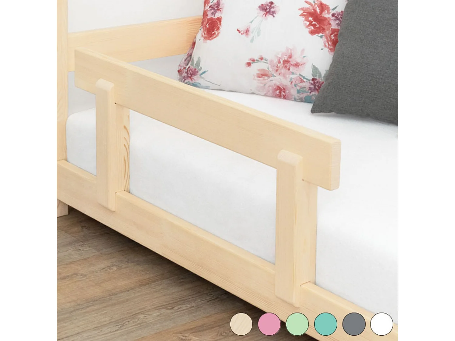 Barrière de lit enfant TRUSTY bleu clair