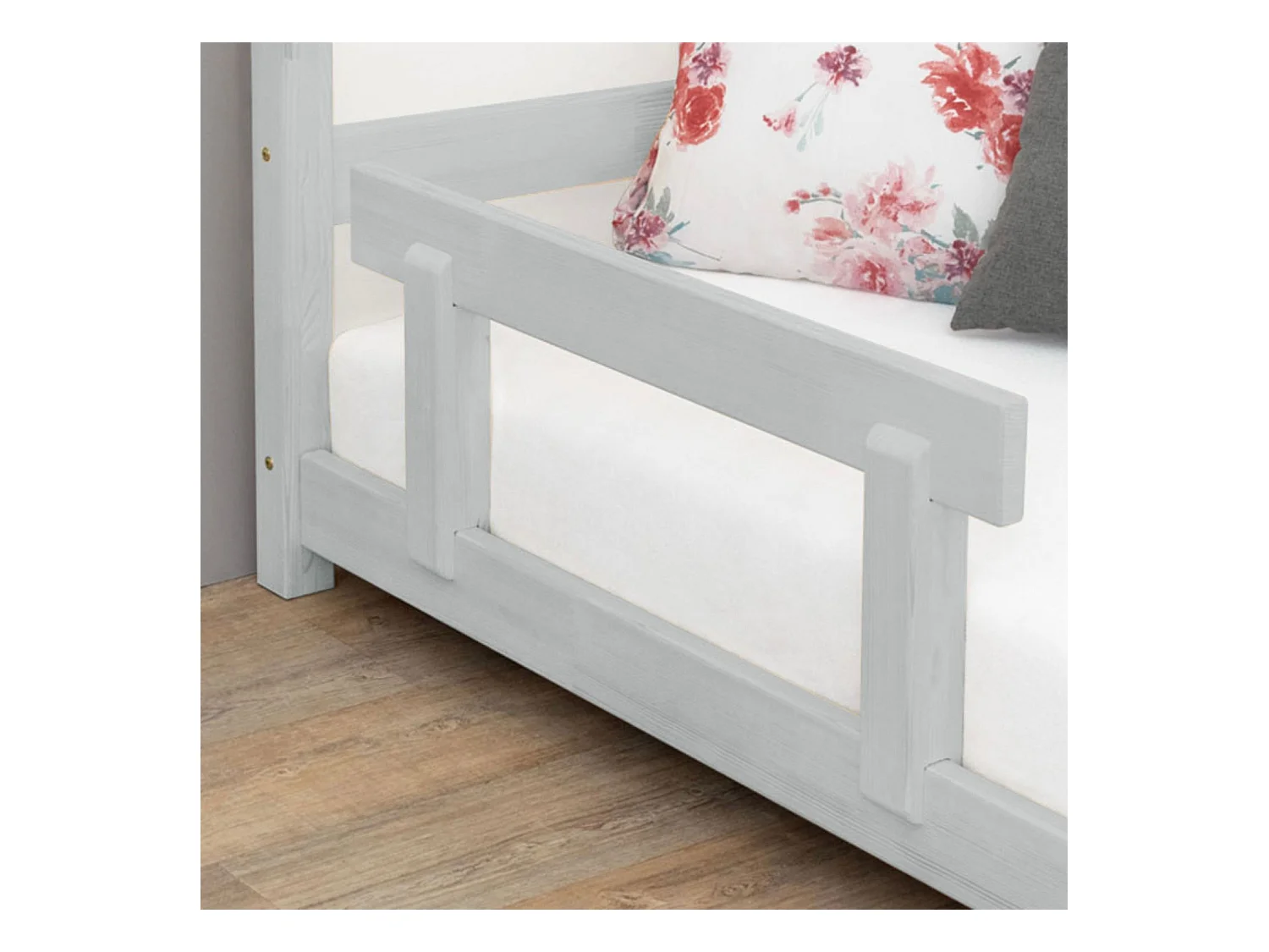 Barrière de lit enfant TRUSTY gris clair