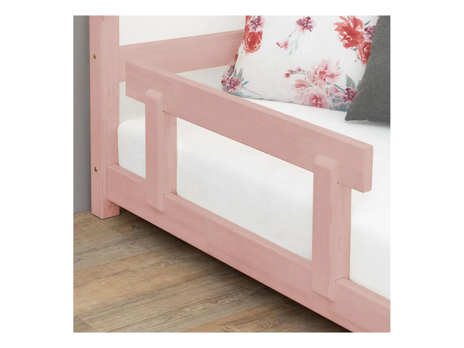 TRUSTY pastelroze kinderbedhekje