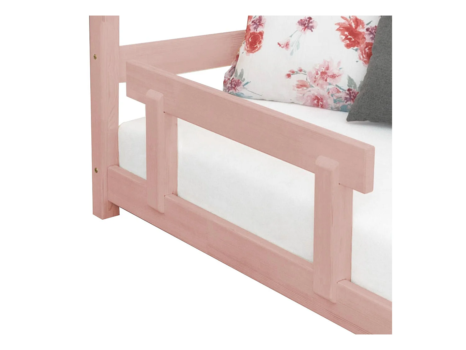Barrière de lit enfant TRUSTY rose pastel