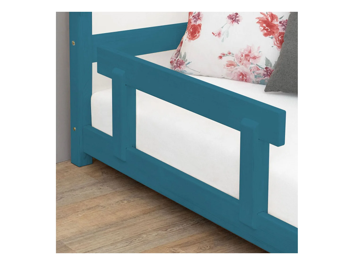 Barrière de lit enfant TRUSTY vert pétrole