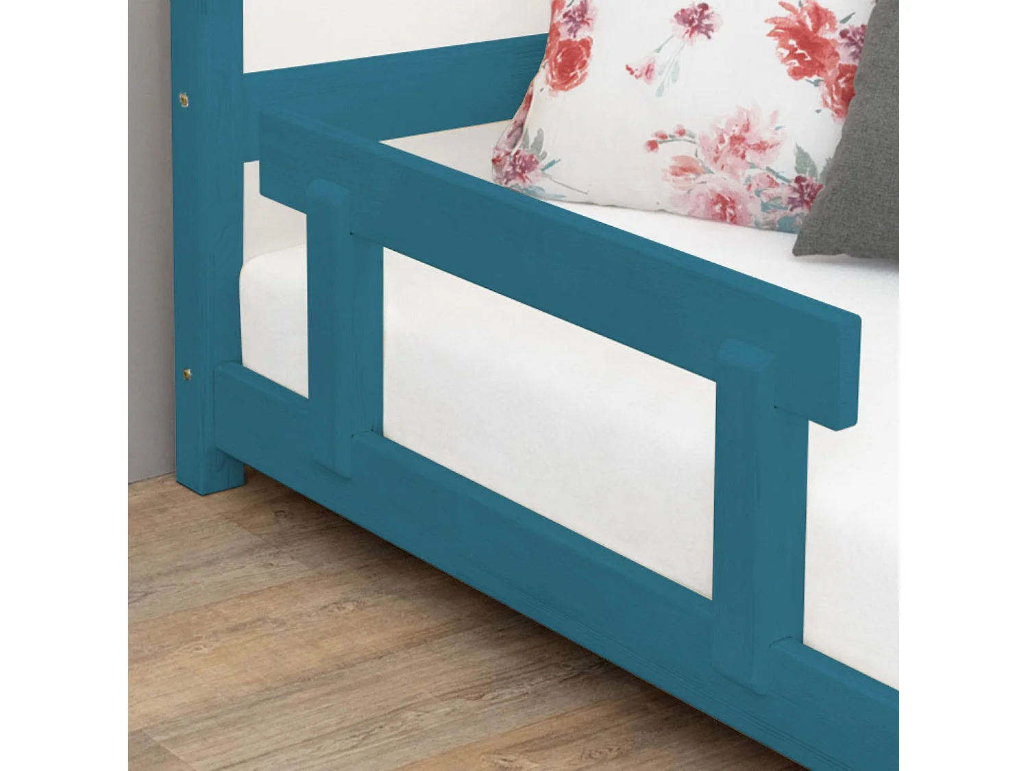 Barrière de lit enfant TRUSTY vert pétrole